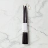 Dipped Smoke 12 Taper Candle, Set of 2