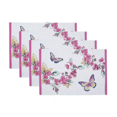 Butterfly Meadow Floral Placemats, Set of 4