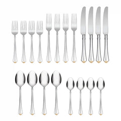 Golden Juilliard 20-Piece Flatware Set