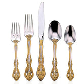 Golden Michelangelo 20-Piece Flatware Set