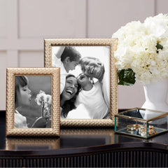 Watchband Satin Gold 5x7 Photo Frame