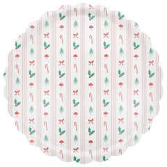 Festive Icon Stripes Large Tray