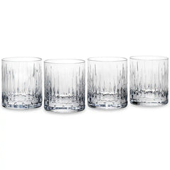 Soho Crystal Double Old-Fashioned Glasses, Set of 4