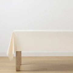 French Perle Natural 60x84 Tablecloth