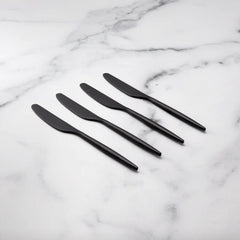 Gaze Black Satin Spreaders, Set of 4