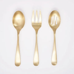 Rhiannon Champagne Satin 3-Piece Hostess Set