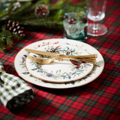 Winter Greetings Salad Plate
