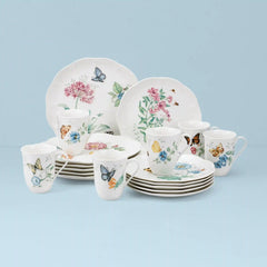 Butterfly Meadow 18-Piece Dinnerware Set