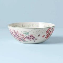Butterfly Meadow Large Sentiment Serving Bowl