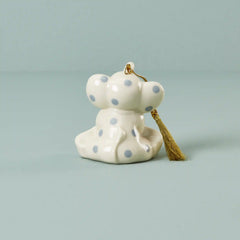 Personalized Blue Elephant Ornament