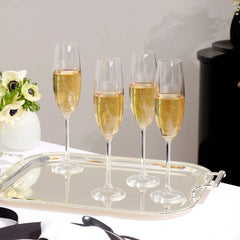Tuscany Classics Champagne Flute Glasses, Set of 6