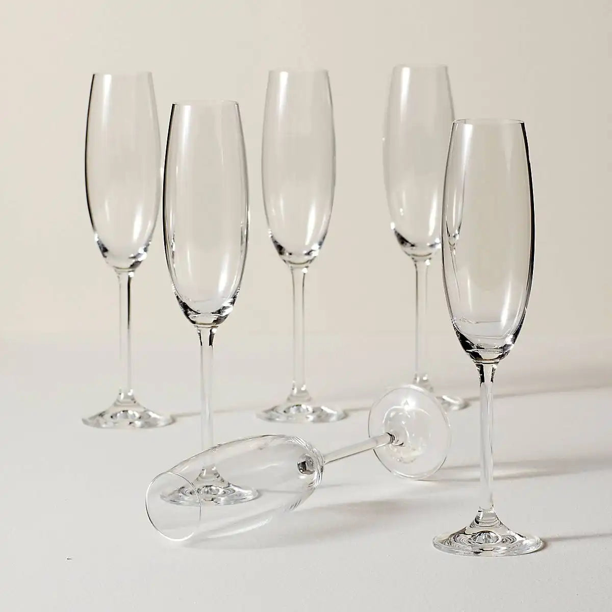 Tuscany Classics Champagne Flute Glasses, Set of 6