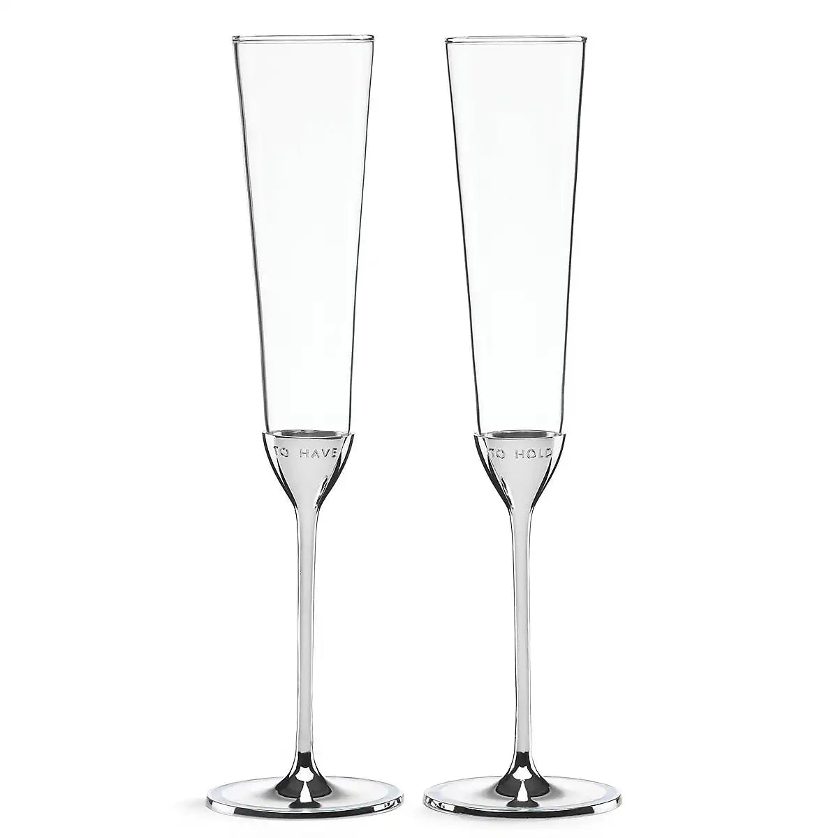Take The Cake 2-Piece Champagne Flute Set