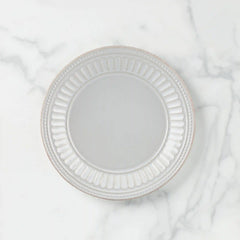 French Perle Groove Dove Dessert Plate