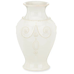 French Perle White Bouquet Vase