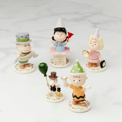 Happy New Year Charlie Brown 5-Piece Figurine Set