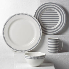 Charlotte Street Grey North 4-Piece Place Setting