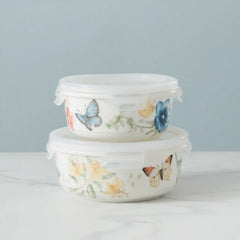 Butterfly Meadow Large Round Container