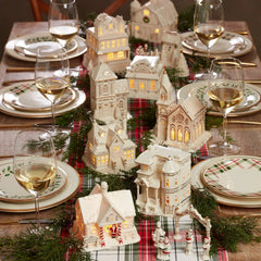 Mistletoe Park Victorian Mansion Lit Figurine