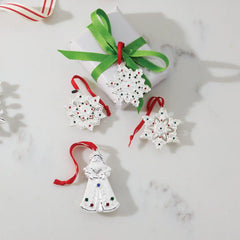 Jeweled Santa Charm Ornament