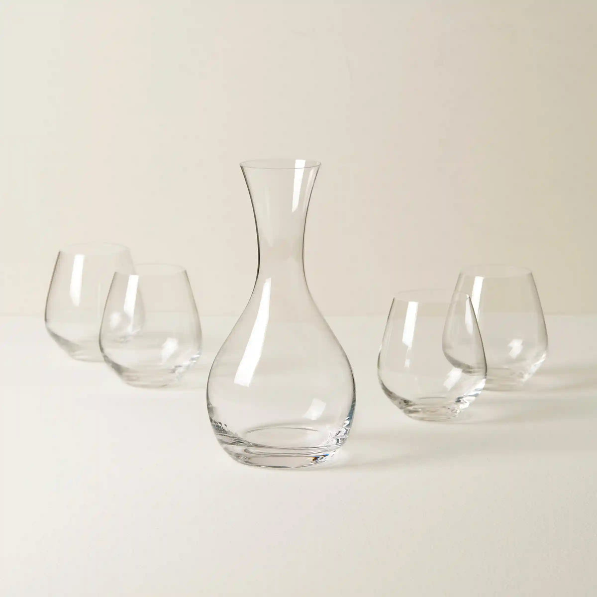 Tuscany Classics Decanter & Stemless Wine Glass Set