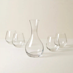 Tuscany Classics Decanter & Stemless Wine Glass Set