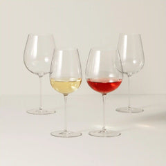 Tuscany Signature Series Warm & Cool Region Wine Glasses, Set of 2