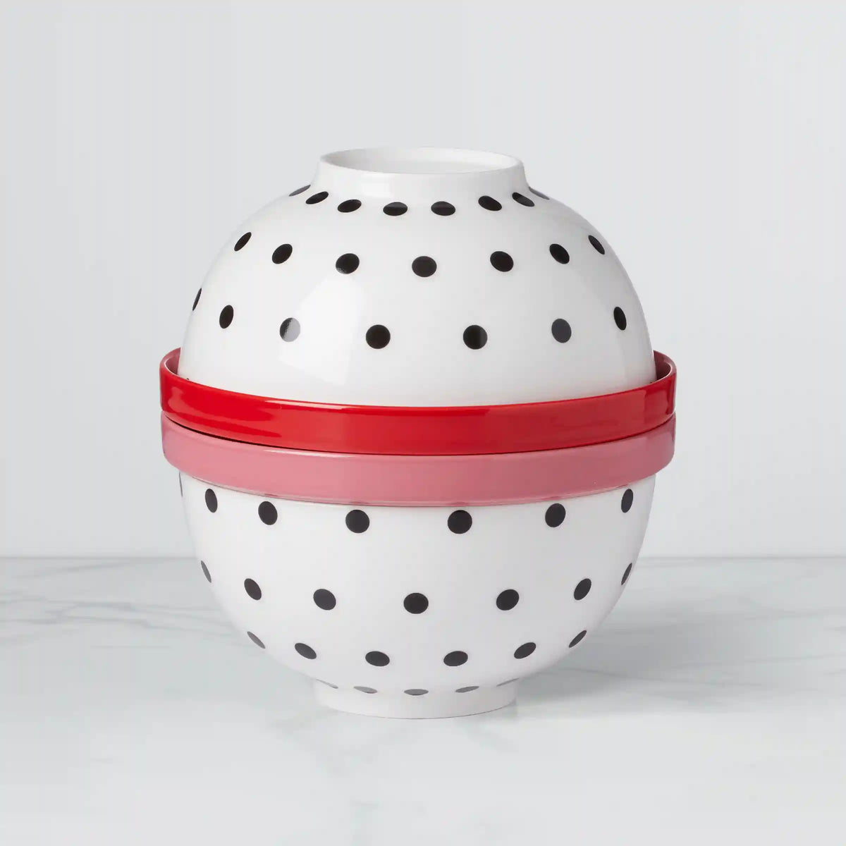 On The Spot 8-Piece Nesting Dinnerware Set