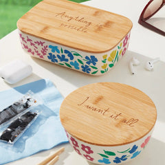 Floral Fields 2-Piece Container Set
