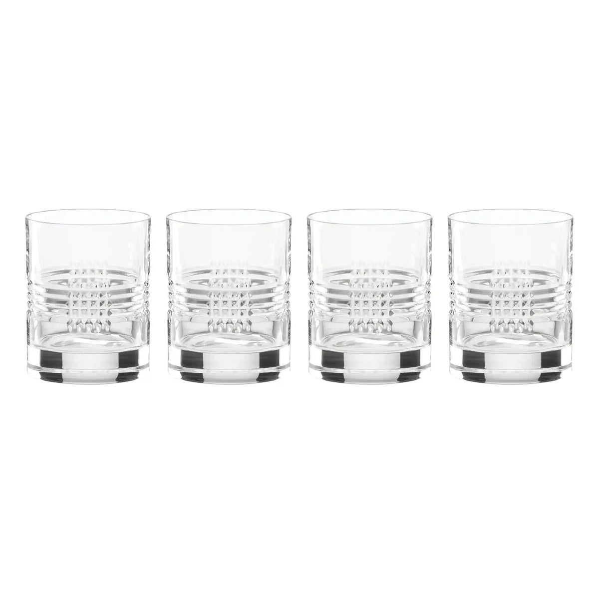 Sloane Crystal Double Old-Fashioned Glasses, Set of 4