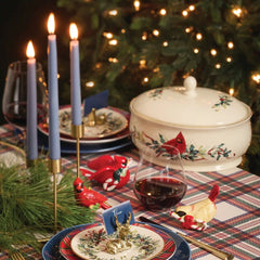 Dipped Heron 12 Taper Candle, Set of 2