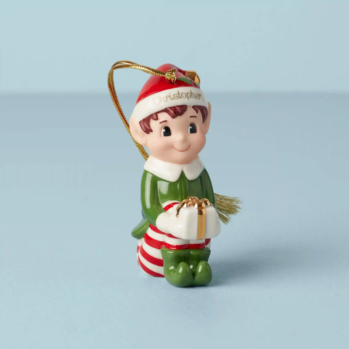 Personalized Christmas Elf Ornament