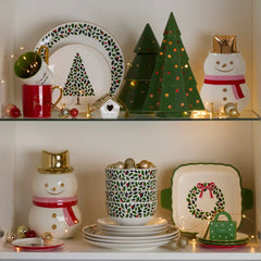 Figural Evergreen Treat Jar