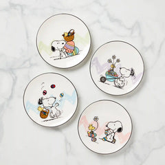 Snoopy Easter Accent Plates, Set of 4