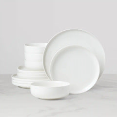 24 Seven White 12-Piece Dinnerware Set