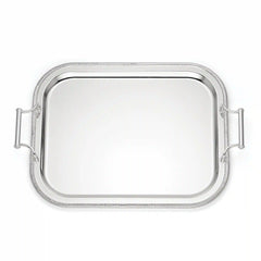 Silverplate Rectangular Tray With Handles