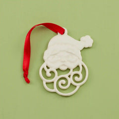 Pierced Santa Charm Ornament
