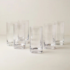 Tuscany Classics Cylinder Highball Glasses, Set of 6