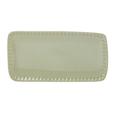 Artisanal Stripe Green Hors d'Oeuvres Tray