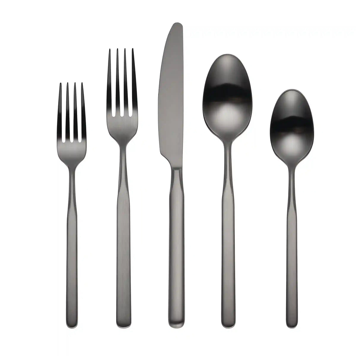Mercer Gunmetal 5-Piece Place Setting