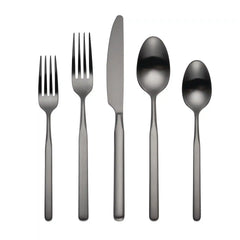 Mercer Gunmetal 5-Piece Place Setting