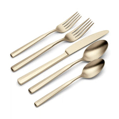 Ryder Champagne Satin 20-Piece Flatware Set