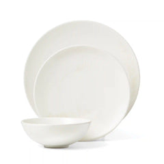 Roseto White 12-Piece Dinnerware Set
