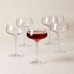Tuscany Classics Angled Coupe Glasses, Set of 6