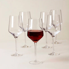 Tuscany Classics Angled Wine Glasses, Set of 6