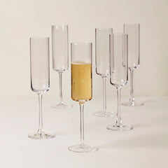 Tuscany Classics Straight Flute Glasses, Set of 6