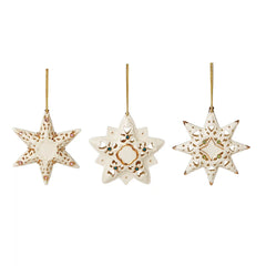 Pierced Stars 3-Piece Ornament Set
