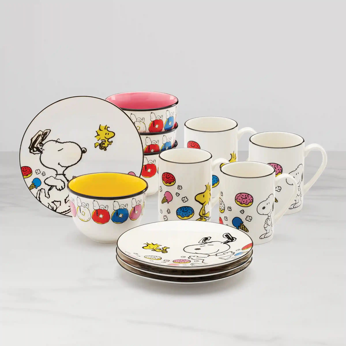 Chef Snoopy 12-Piece Dessert Set