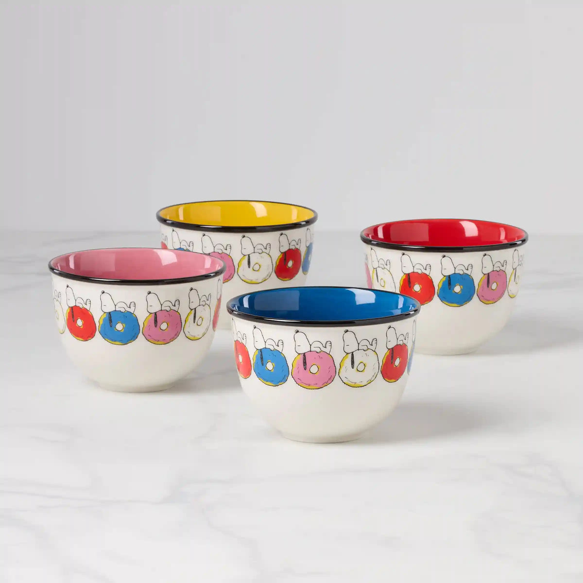 Chef Snoopy Dessert Bowls, Set of 4