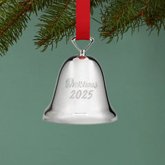2025 Annual Christmas Bell Silverplate Ornament